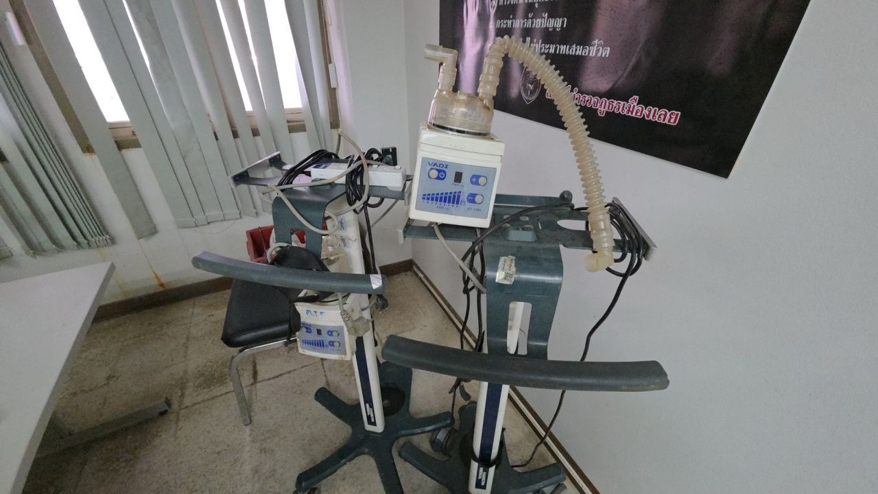 กู้ชีพอยุธยา คืนเครื่องช่วยหายใจที่ถูกขโมยจากโรงพยาบาลเลย