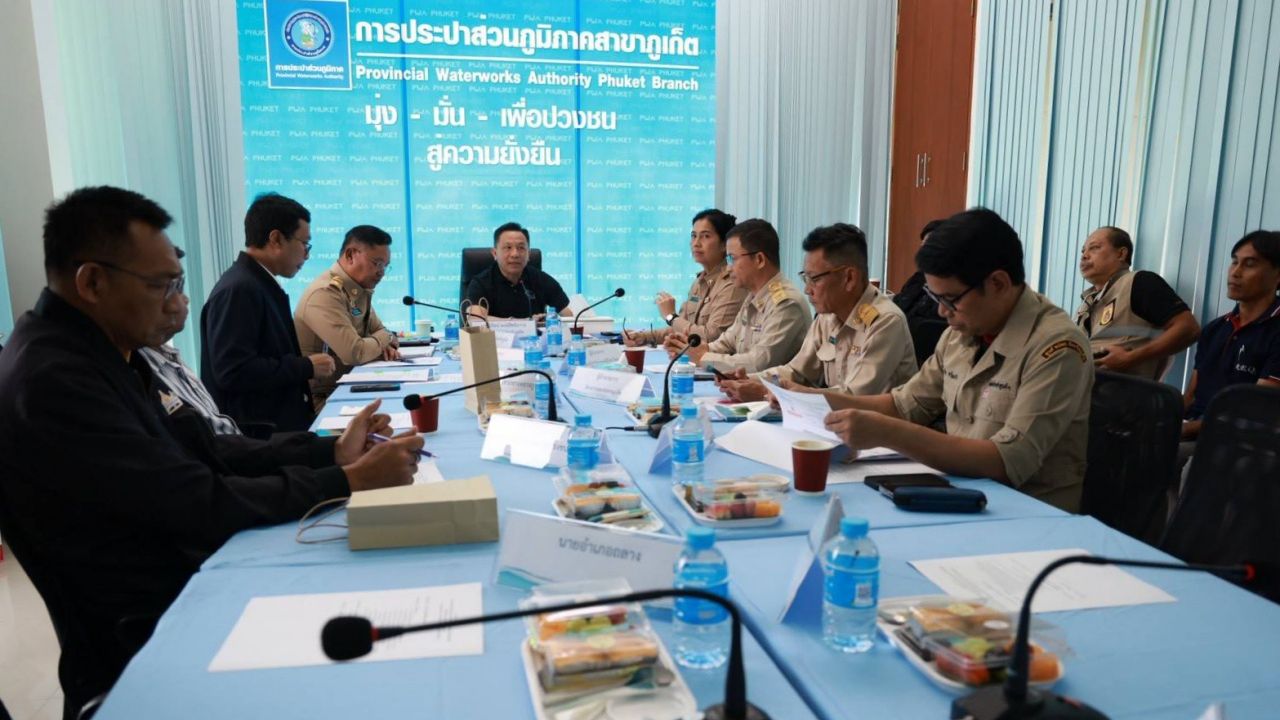 ผู้ว่าฯ เผยสถานการณ์น้ำดิบในภูเก็ตใช้ได้เพียง 100 วันหากฝนไม่ตกเข้ามาเติม