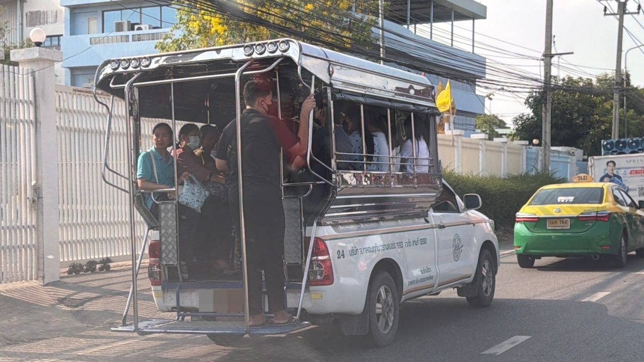 คนขับรถสองแถวบางพลี ทำใจน้ำมันปรับขึ้นราคา ต่อไปอาจหยุดวิ่ง หากแบกต้นทุนไม่ไหว