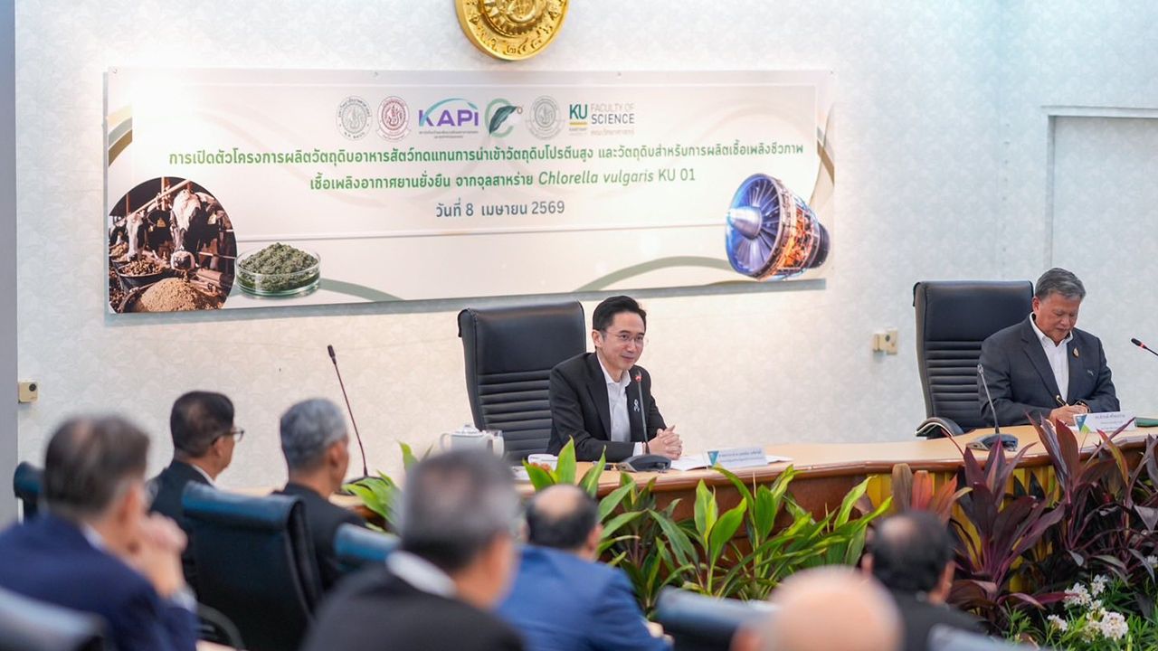 มก. ต่อยอด 'จุลสาหร่าย KU01' กู้วิกฤติพลังงาน สู่ธุรกิจอาหารและเวชสำอาง