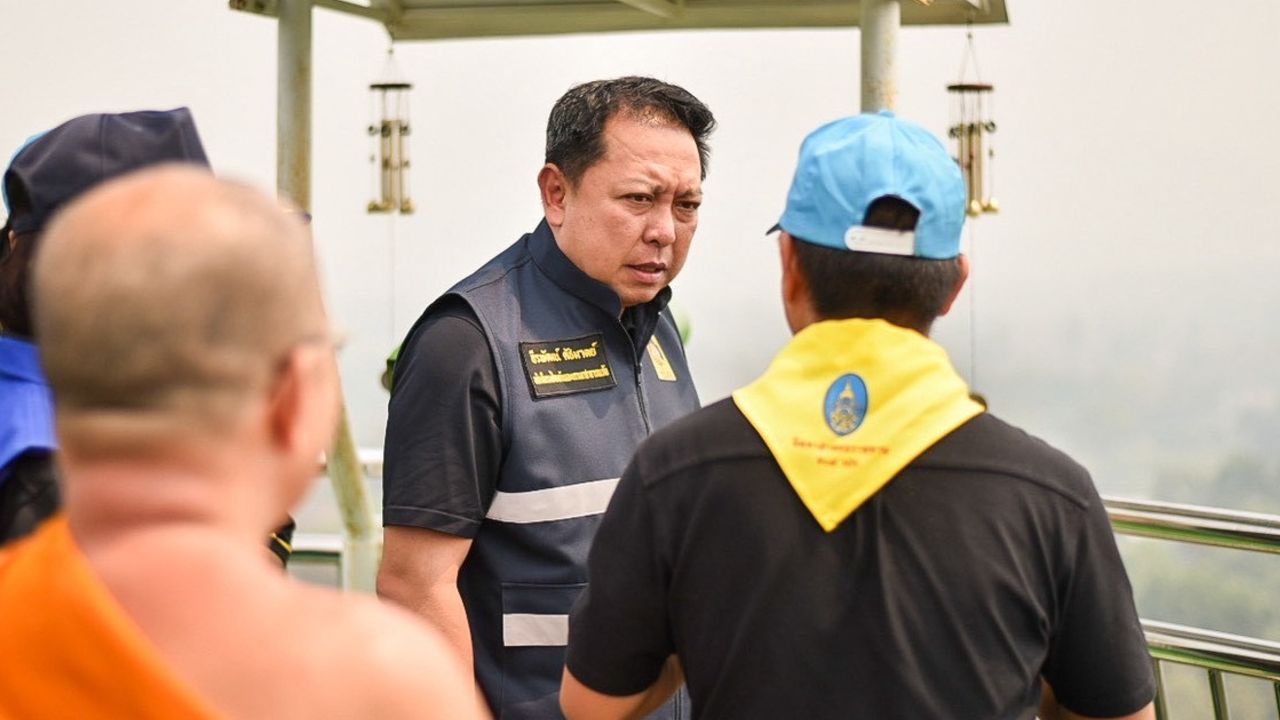 อธิบดี ปภ. ลงพื้นที่เชียงใหม่ ตรวจสอบสถานการณ์ไฟป่า