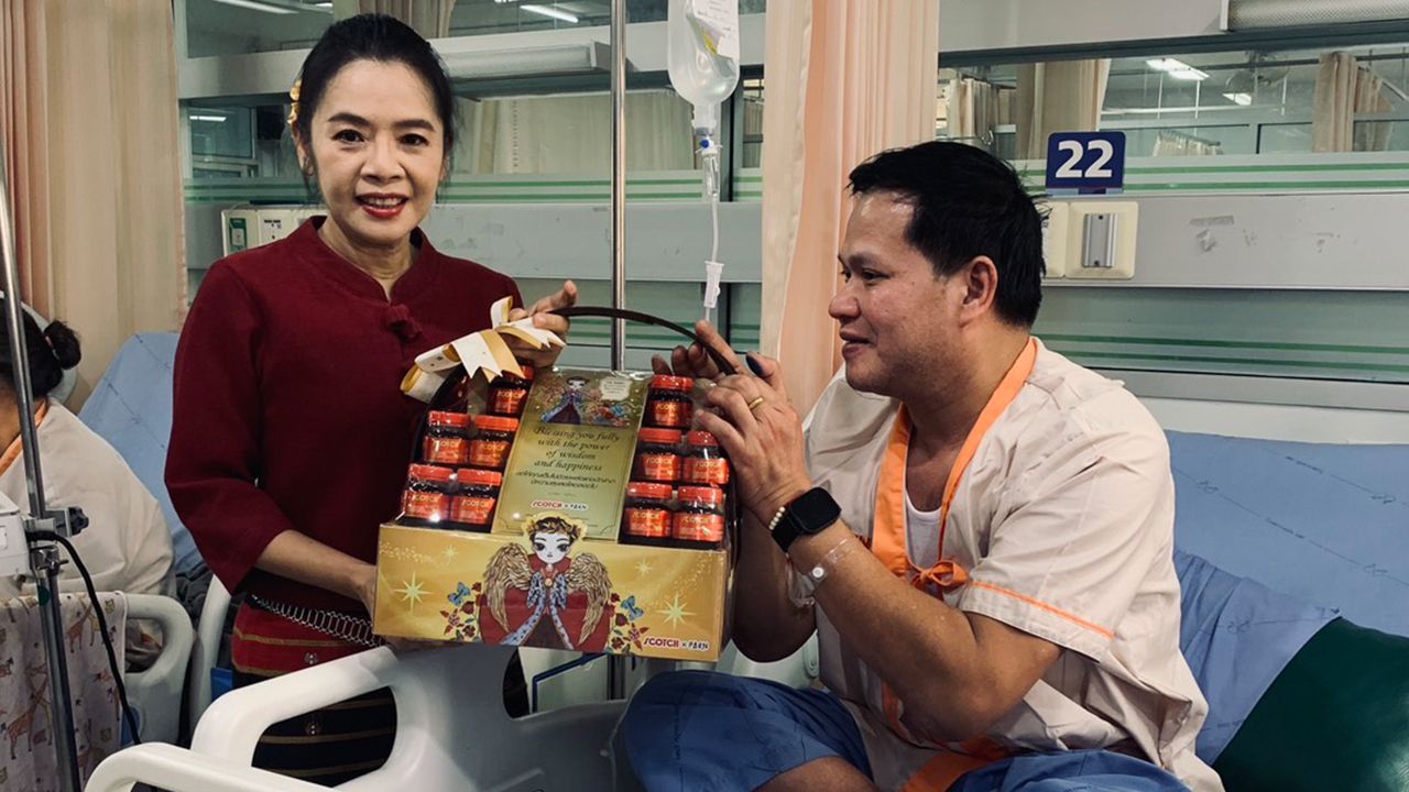 “ธรรมนัส” มอบ สส.เพ็ญภัค รุดเยี่ยมให้กำลังใจผู้บาดเจ็บ เด็กหญิง 2 ขวบ