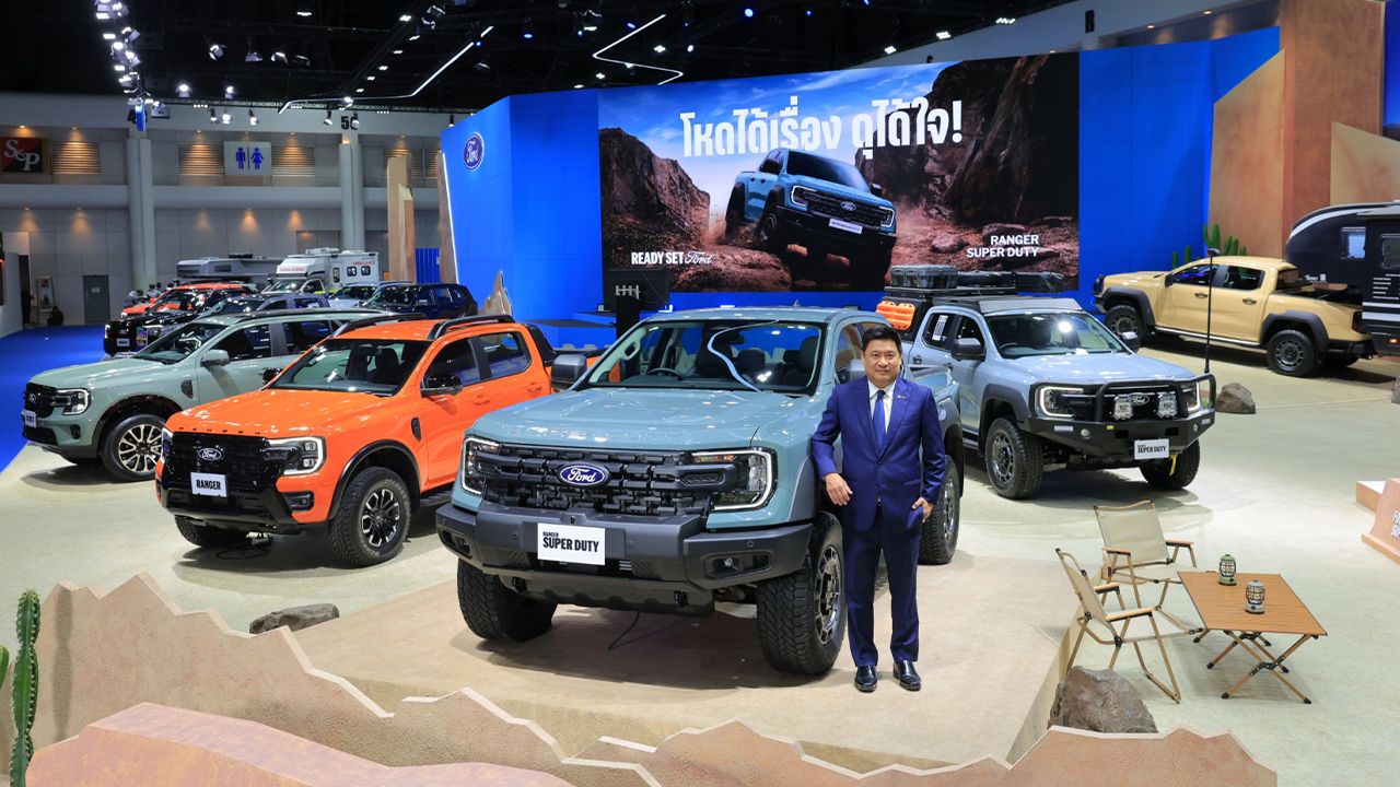ฟอร์ดประเมินตลาดรถยนต์ปี 2569 ทะลุ 6.2 แสนคัน ชี้ตลาดกระบะผ่านจุดต่ำสุด