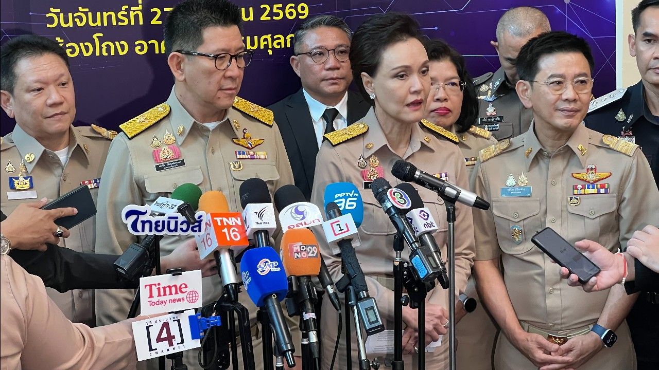 “ทีมเศรษฐกิจ-ยุติธรรม” จับมือแถลงผลงานลุยปราบสินค้าละเมิดทรัพย์สินทางปัญญาเข้มงวด