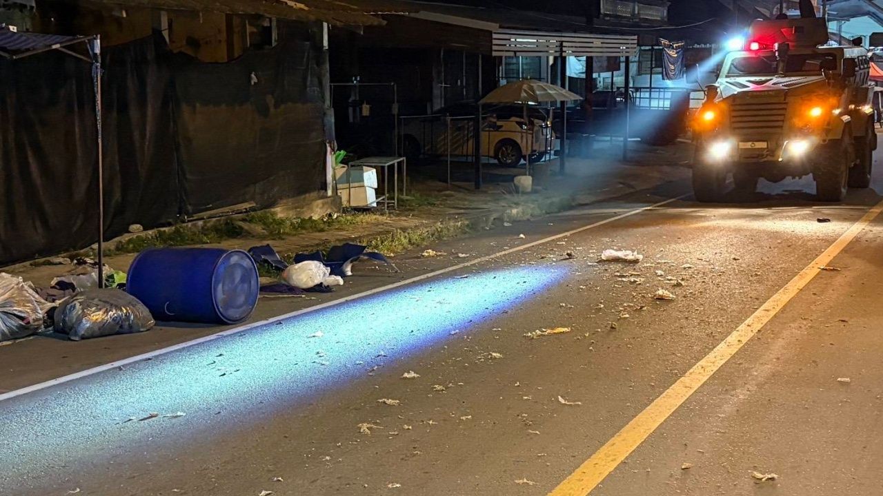 ระเบิดแสวงเครื่องสร้างความหวาดกลัวในศรีสาคร นราธิวาส