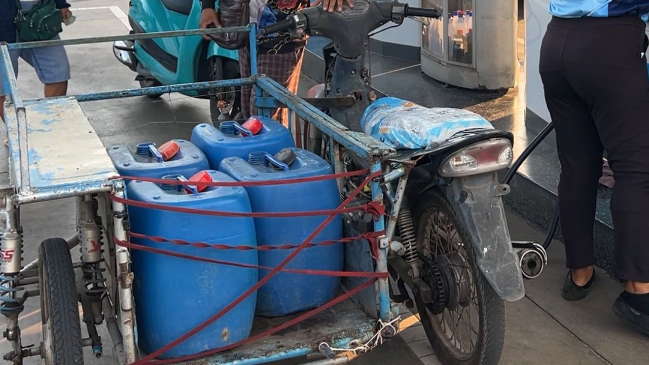 ปั๊มน้ำมันชัยนาท จำกัดการเติมดีเซล คันละไม่เกิน 1,000 บาท