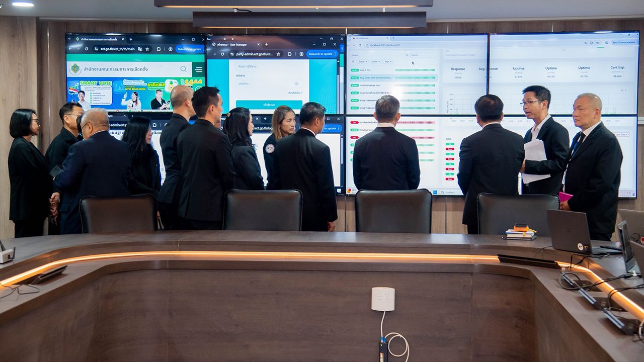 NT ร่วมกับ กกต. ตรวจสอบศูนย์เฝ้าระวังภัยไซเบอร์สำหรับเลือกตั้ง 2569