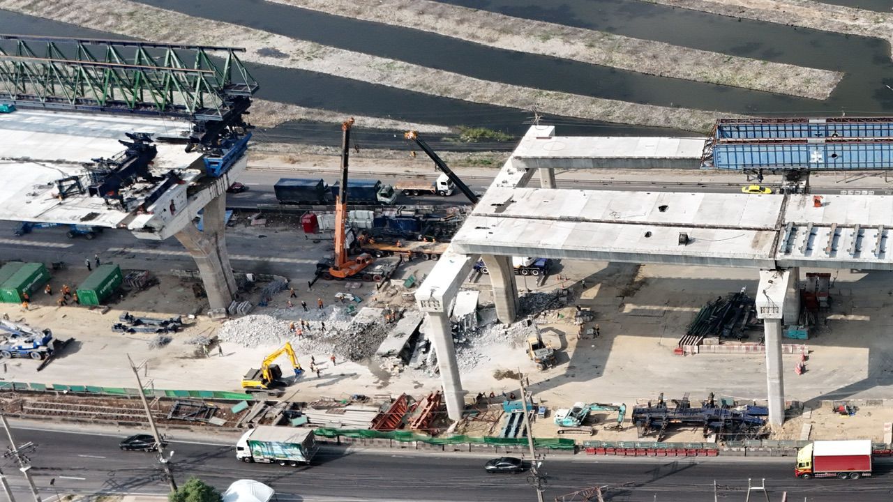 กรมทางหลวงเร่งรื้อสะพาน M82 พระราม 2 หลังเครนถล่ม ยืนยันความปลอดภัยเป็นหลัก