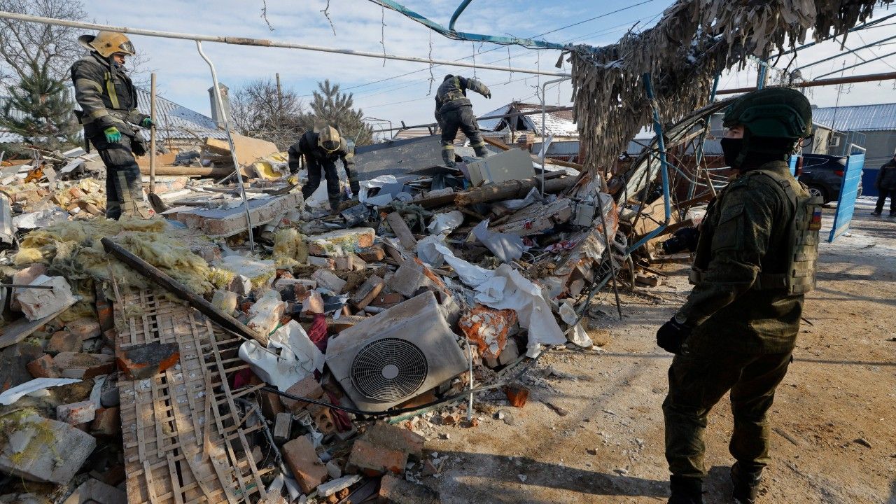 โจมตีรถบัสพนักงานยูเครนด้วยโดรนรัสเซีย เสียชีวิต 12 ราย