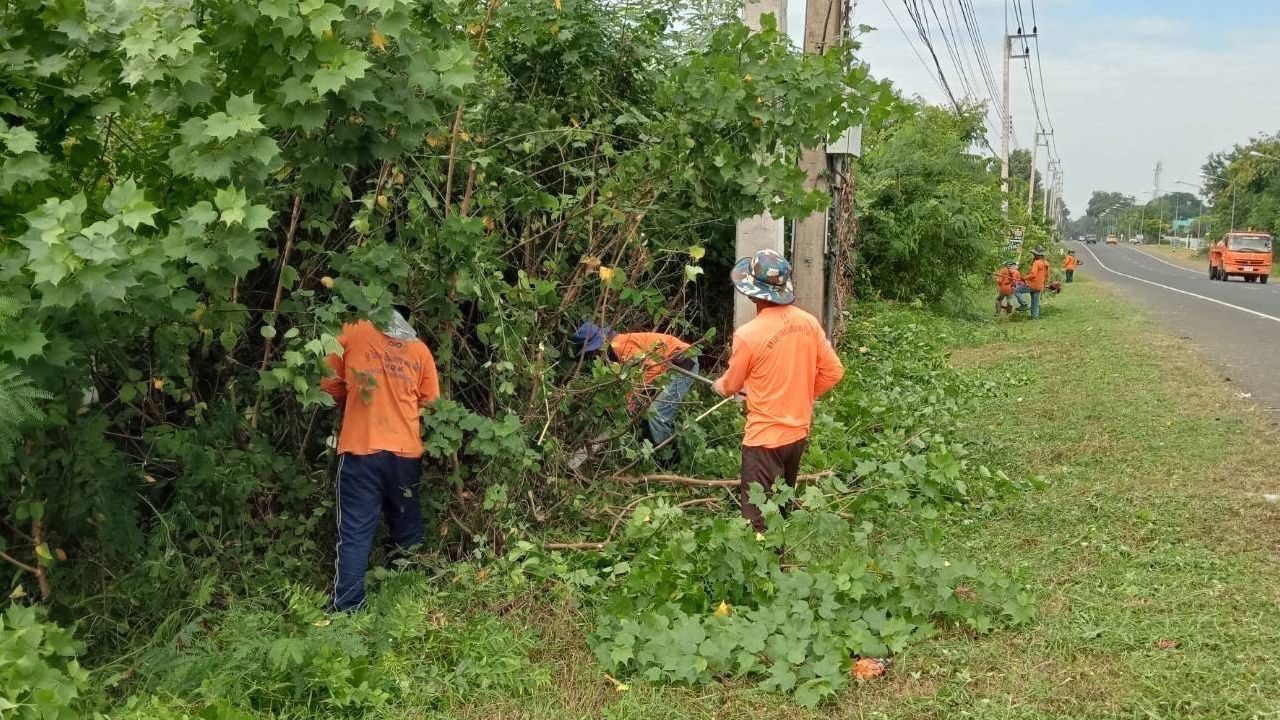 กรมทางหลวงชนบทเตรียมมาตรการควบคุมไฟป่าและหมอกควันเพื่อลด PM 2.5