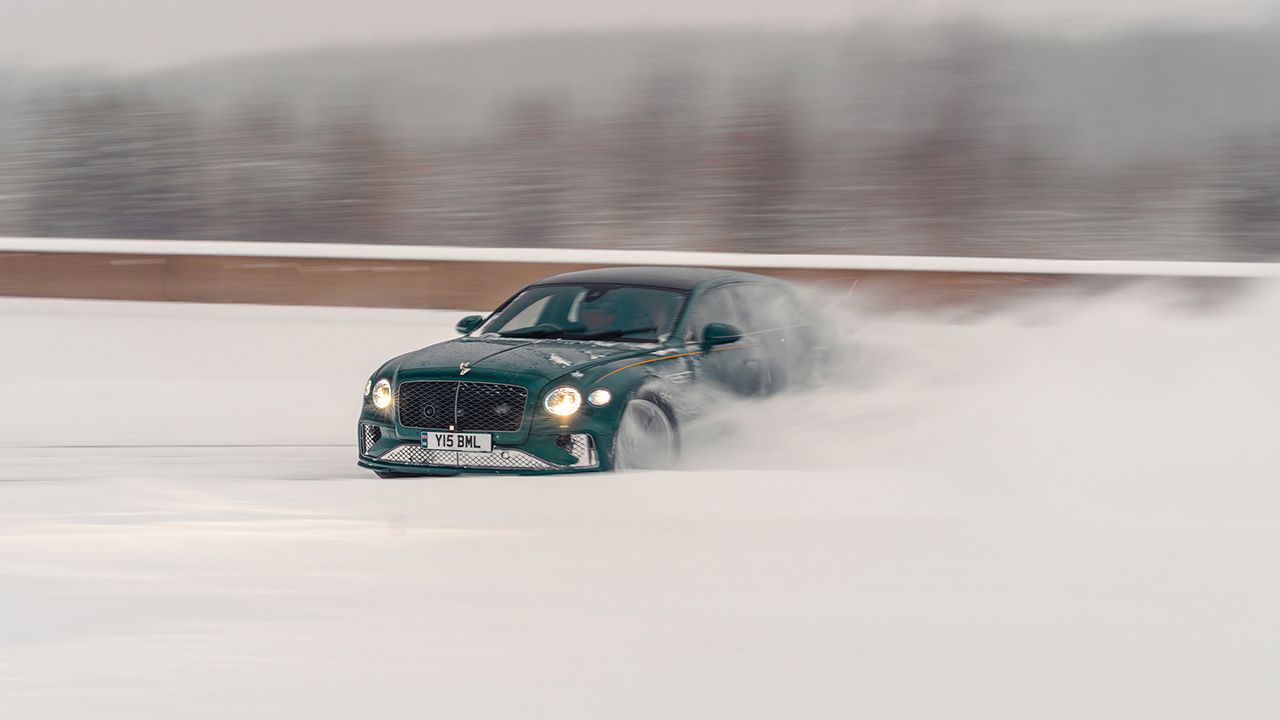 Bentley Flying Spur ทำลายสถิติ Winter Lap Record ในสวีเดน