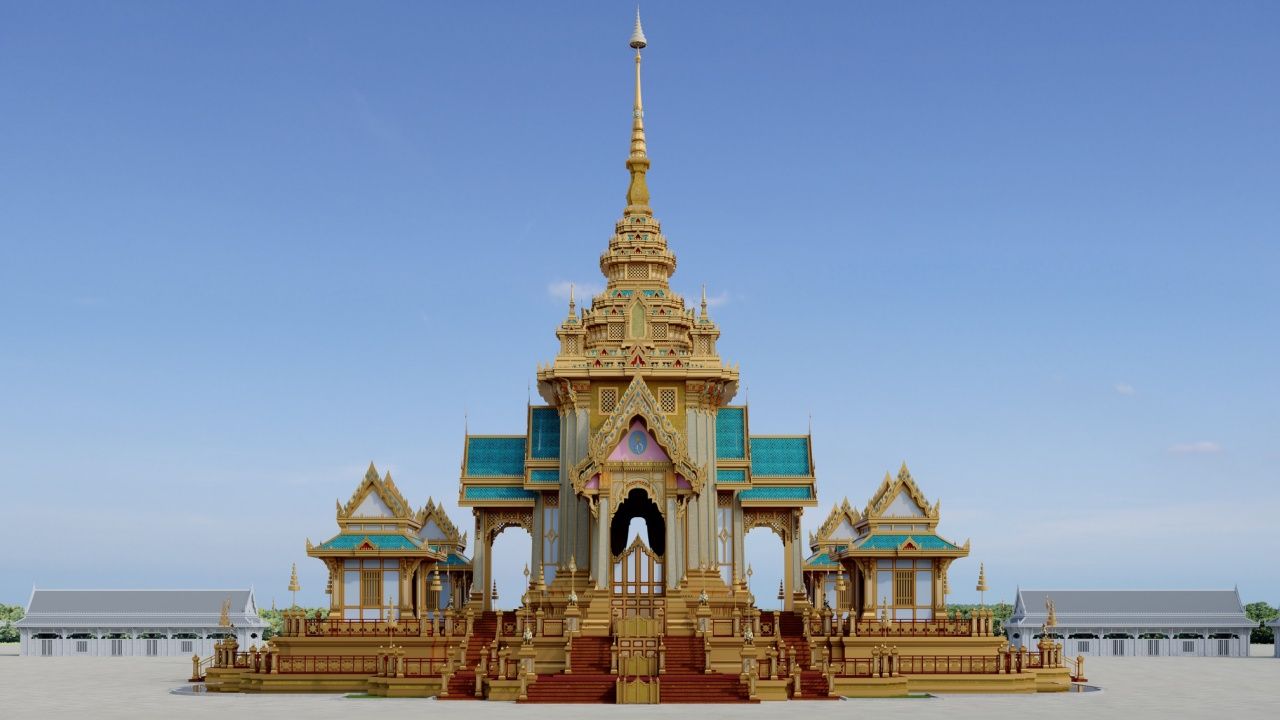 การจัดสร้างพระเมรุมาศถวายพระเพลิงสมเด็จพระพันปีหลวง