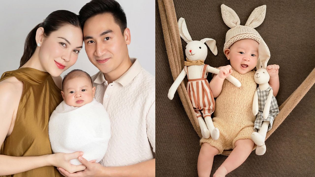 แมท ภีรนีย์ แชร์ภาพน่ารัก น้องภีรันทร์ ลูกชาย ตั้งแคปชั่นแซวถ่ายรูปแรกเกิดให้เหมือนเด็ก 3 เดือน