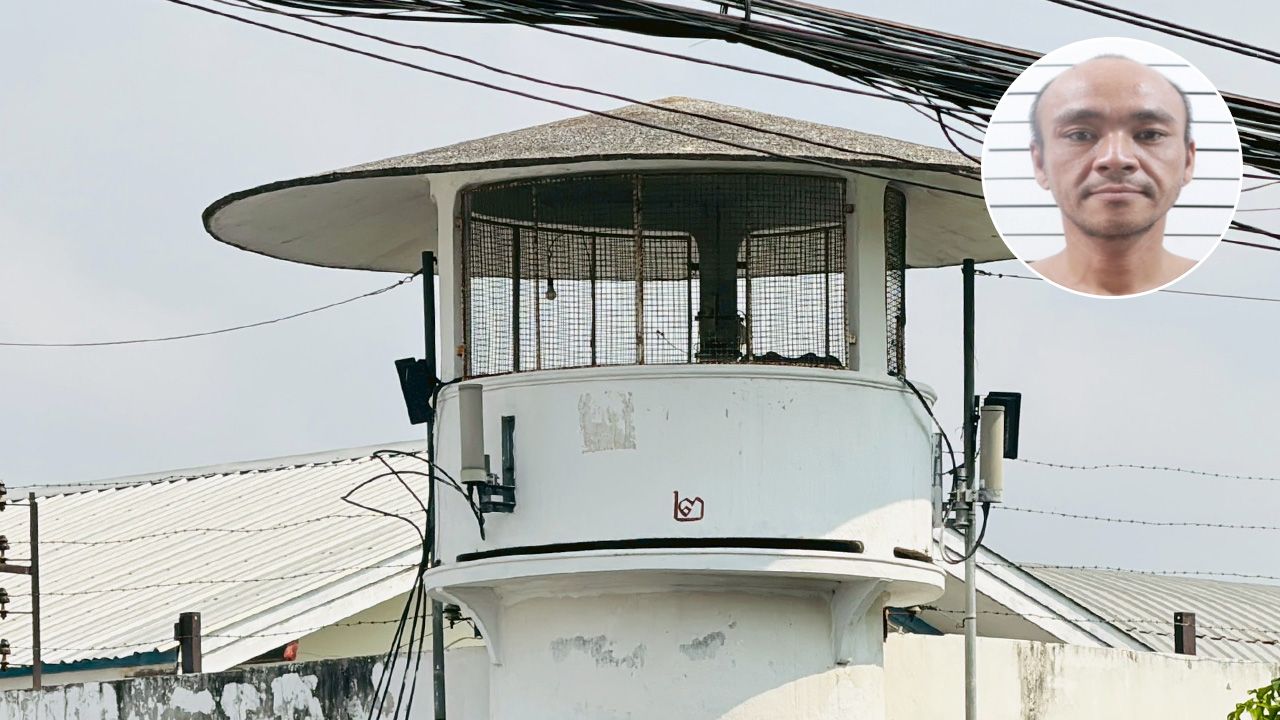 นักโทษชายเรือนจำนนทบุรีแหกห้องขังหลบหนีข้ามกำแพง