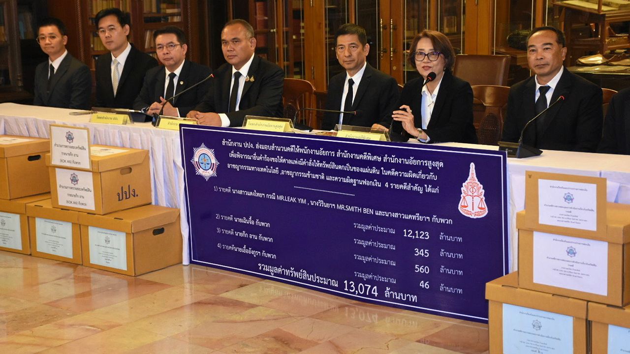 ปปง. ยึดทรัพย์ 13,074 ล้านบาท ใน 4 คดีดัง ยิมเลียก-เบนสมิธ เฉินจื้อ-ก๊กอาน