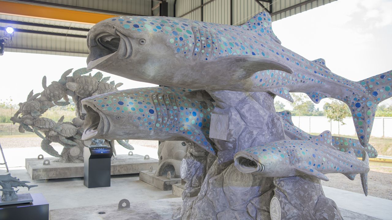 ปตท.สผ. เปิดลานประติมากรรมใต้ทะเล 'Ocean for Life' ฟื้นฟูความหลากหลายทางชีวภาพที่เกาะเต่า
