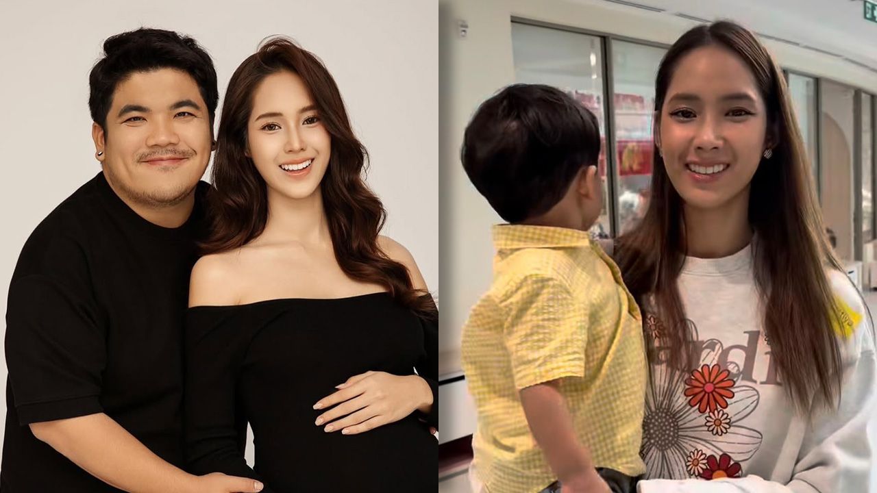 โมเมนต์อบอุ่น! แจ็ค แฟนฉัน-ใบหม่อน กิตติยา จูงมือน้องคากิ ไปดูโรงเรียนวันแรก