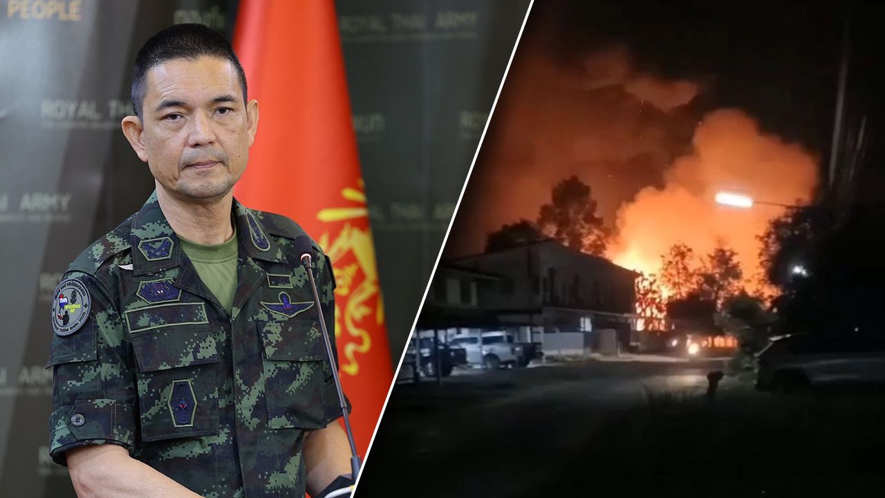 กองทัพบกเร่งดับเพลิงคลังกระสุนที่สุรินทร์ ขณะสอบสวนสาเหตุ