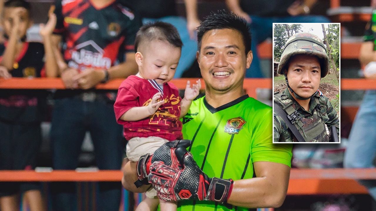 สุดจริง “นักฟุตบอลไทย” พักเล่นฟุตบอล รับใช้ชาติในฐานะทหาร ป้องกันชายแดนไทย-เขมร