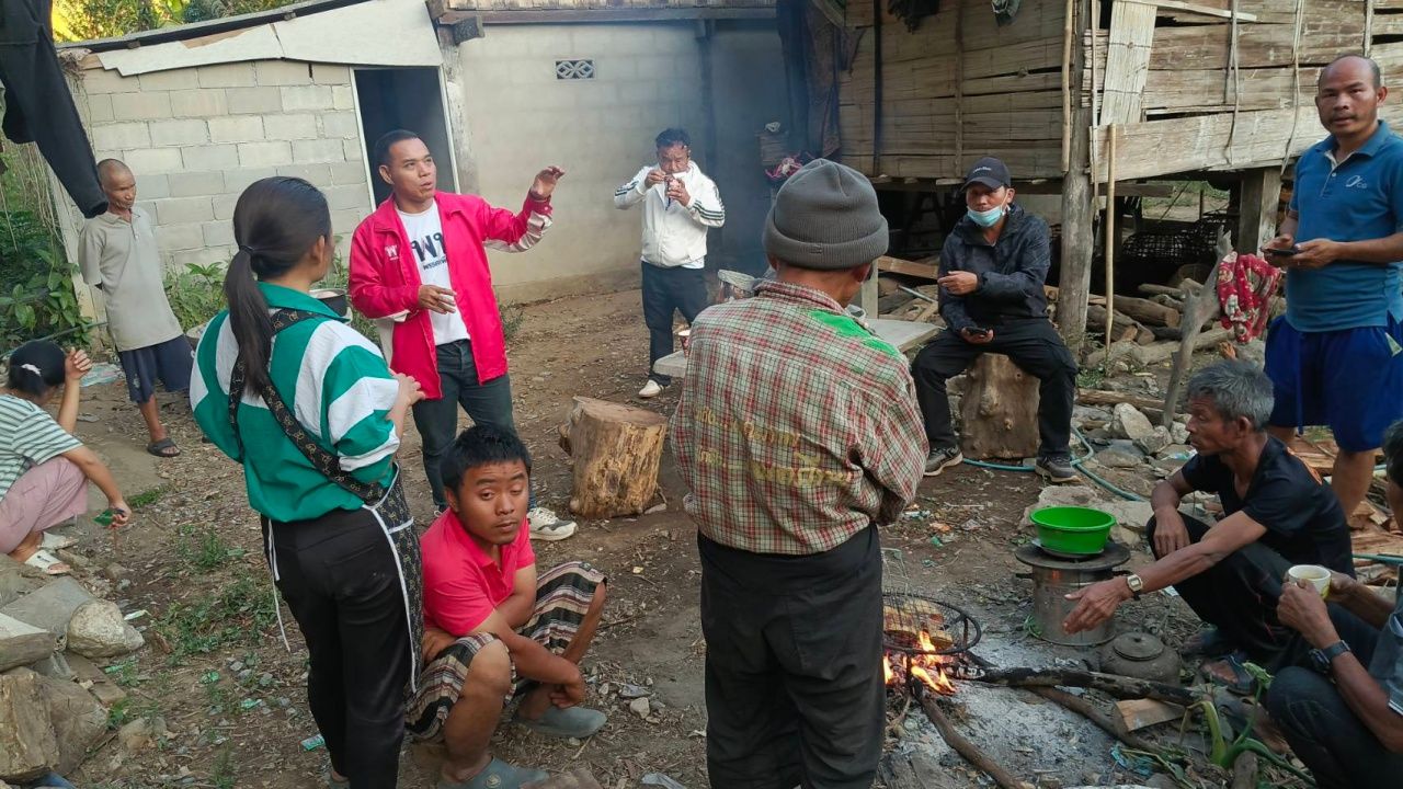 ผู้สมัคร สส. พรรคเพื่อไทย ขอคะแนนจากชาวแม่ฮ่องสอน