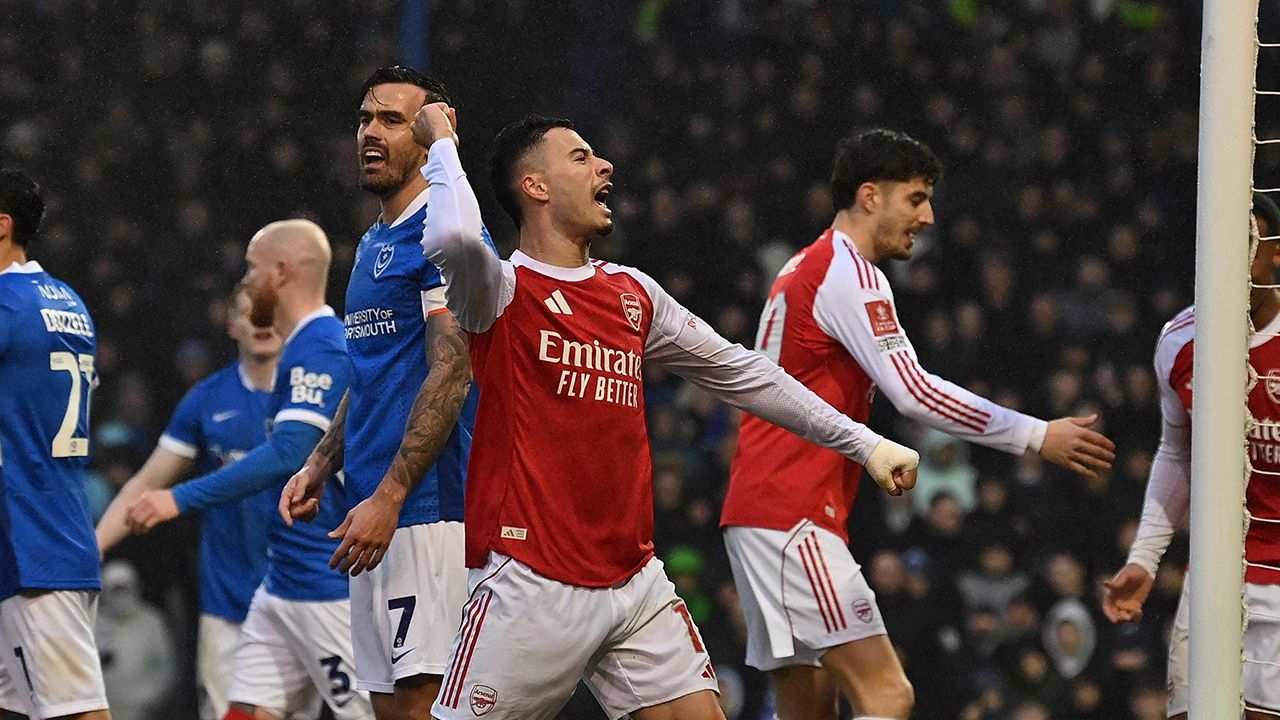 ผลบอลวันนี้ "อาร์เซนอล" โดนก่อนถล่ม "พอร์ทสมัธ" เอฟเอ คัพ รอบ 3 ยังได้ลุ้น 4 แชมป์