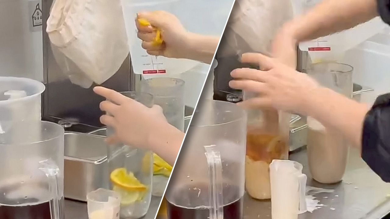 พนักงานร้านชานมใช้มือเปล่าชงถูกไล่ออก หลังคลิปเผยแพร่ในโซเชียล