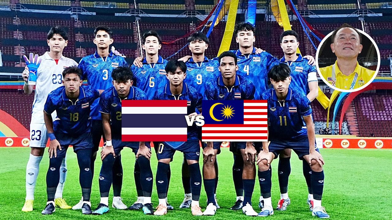 LIVE ถ่ายทอดสด ทีมชาติไทย พบ มาเลเซีย บอลวันนี้ 15 ธ.ค. 68 ดูบอลสด 19.00 น. ซีเกมส์ 2025