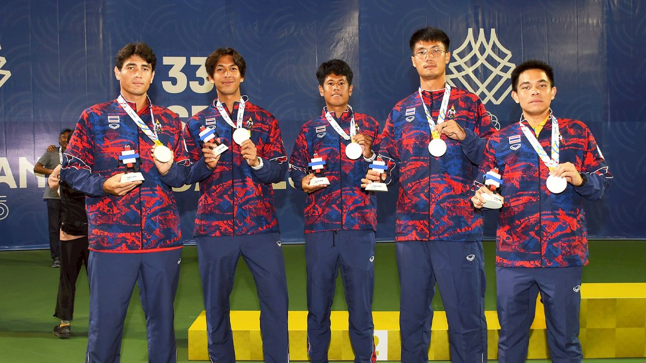 กษิดิศ เปิดหัวให้ทีมชายไทยขึ้นนําศึกซีเกมส์ ก่อนแพ้อินโดนีเซียรวม 1-2 คู่ ได้เหรียญเงิน