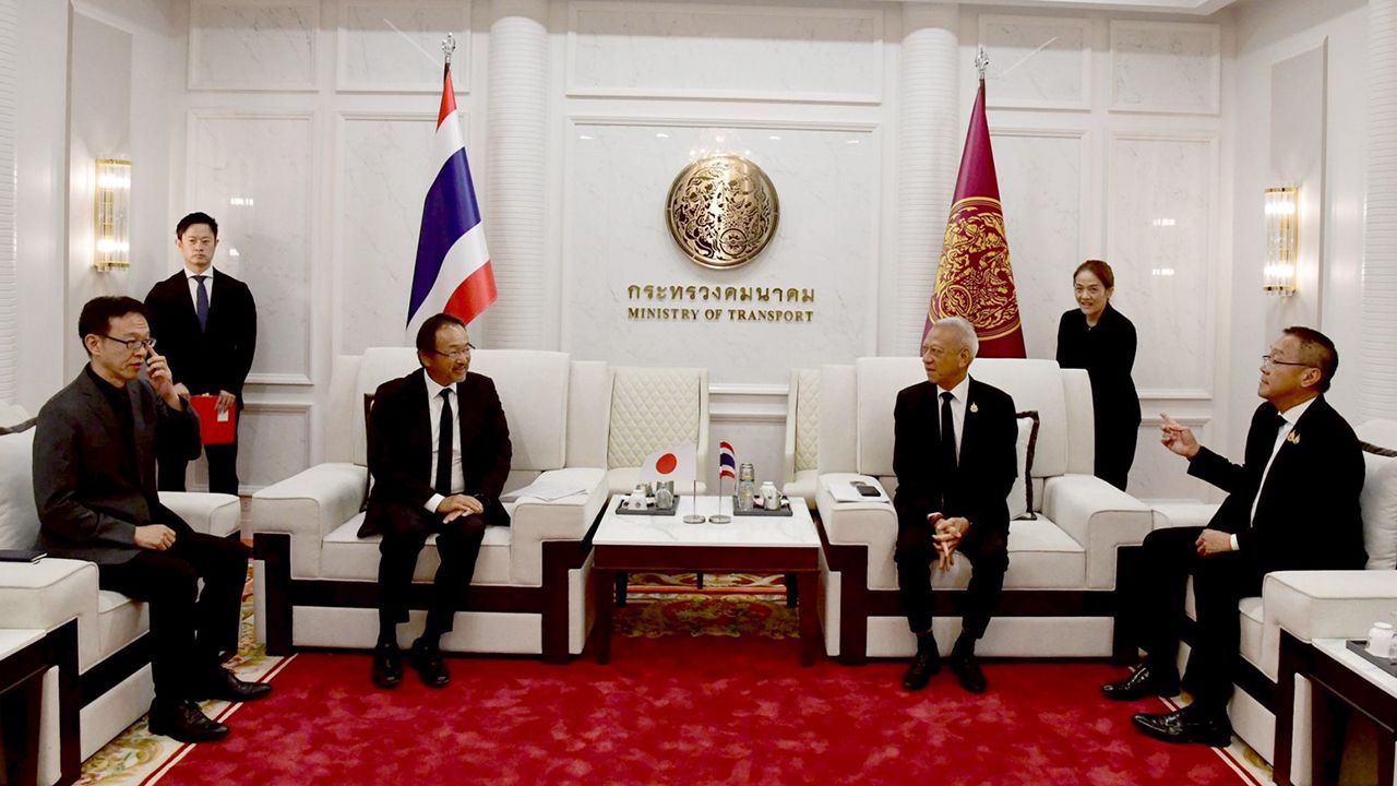 รองนายกรัฐมนตรีไทยหารือกับทูตญี่ปุ่น ยกระดับโครงสร้างพื้นฐานด้วยเทคโนโลยี