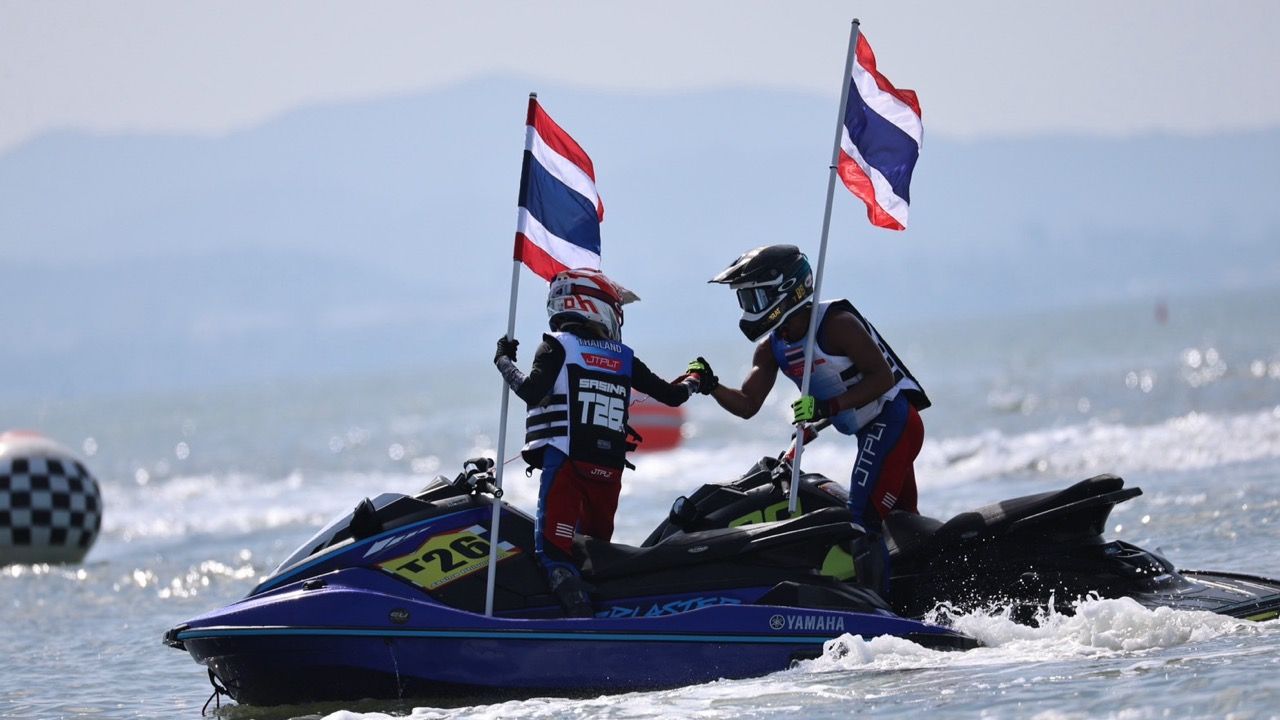 กระหึ่ม ขุนพล “เจ็ตสกีทีมชาติไทย” คว้า 5 เหรียญทอง “ซีเกมส์ 2025“