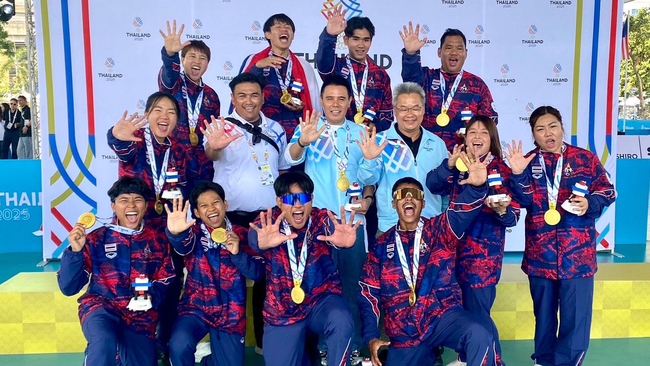 เหรียญประวัติศาสตร์ "ทีมชาติไทย" ชนะ "อินโดนีเซีย" ผงาดคว้าเหรียญทองซีเกมส์ 2025
