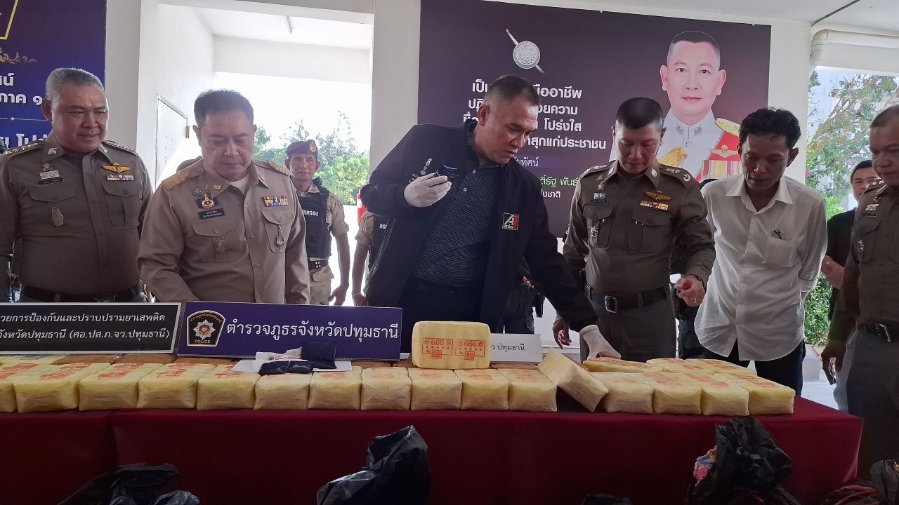 จับกุม "มอส บ้านเลน" เครือข่ายค้ายาเสพติด ยึดยาบ้ากว่า 6.7 ล้านเม็ด