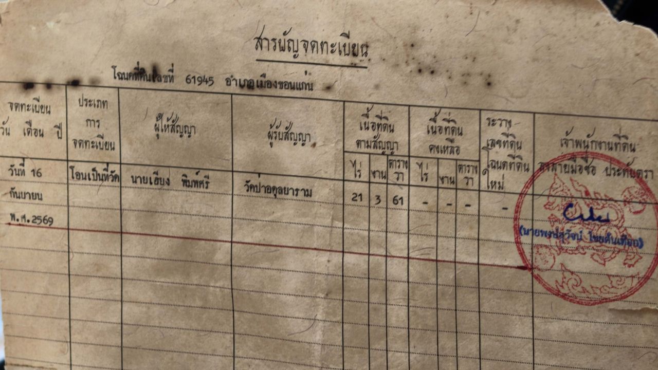 มอบโฉนด "วัดป่าอดุลยาราม" ให้สำนักพุทธฯ เก็บไว้ ดำเนินการต่อคดีบุกรุก