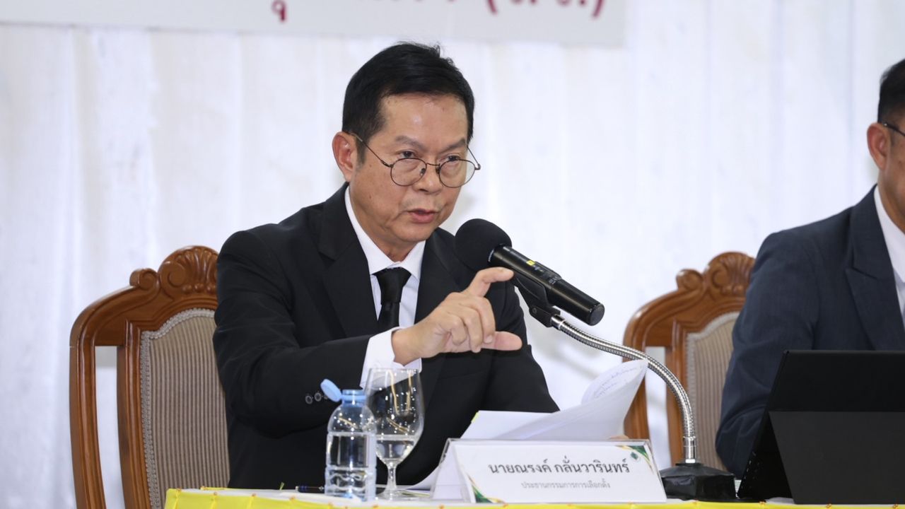 ปธ.กกต. เปิดเหตุผลไม่ส่งฟ้อง “เนวิน-พรรคการเมือง” พยานหลักฐานไม่เพียงพอ