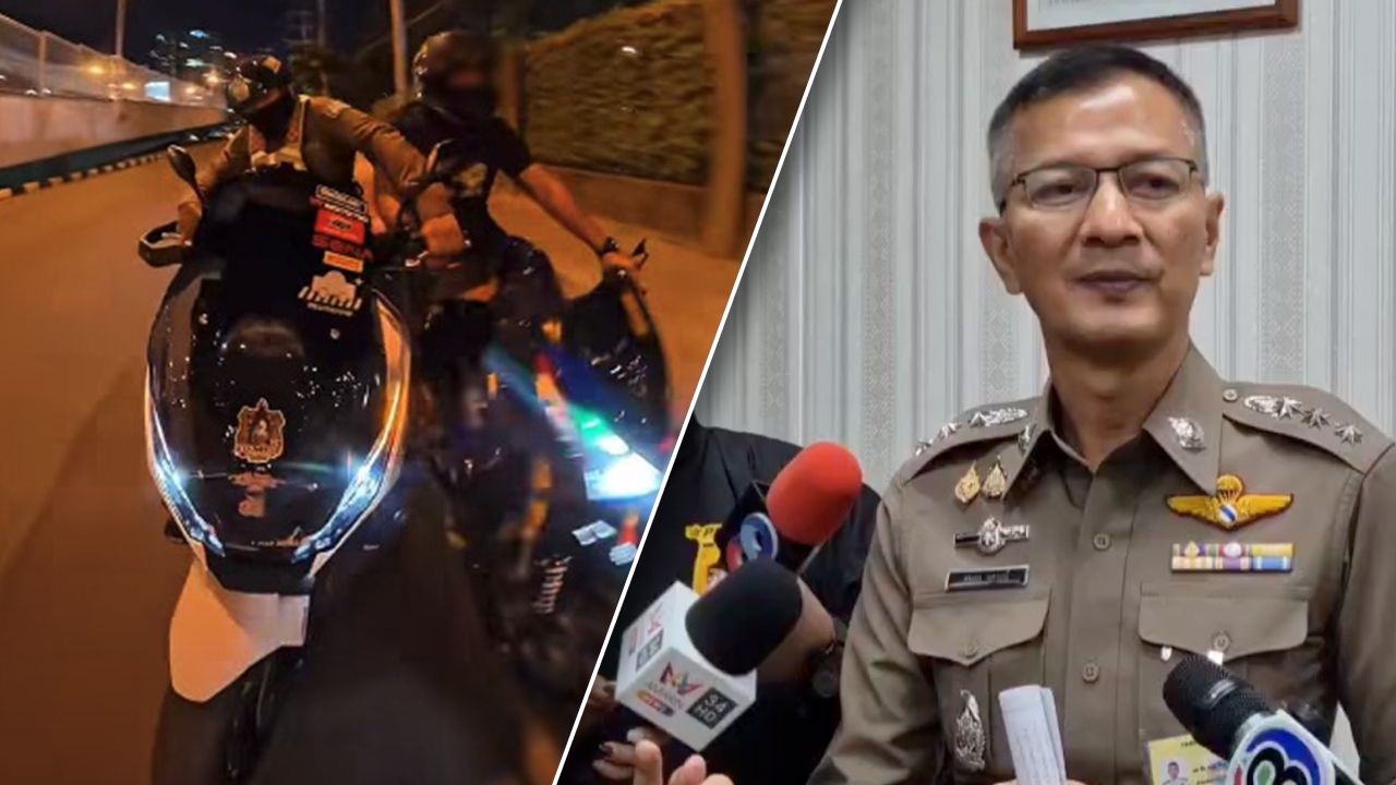 แจ้ง 6 ข้อหา ทหารซิ่งไบค์ชนตำรวจ สารภาพซิ่งหนีเพราะไม่มีใบขับขี่ พร้อมชดใช้ค่าเสียหาย