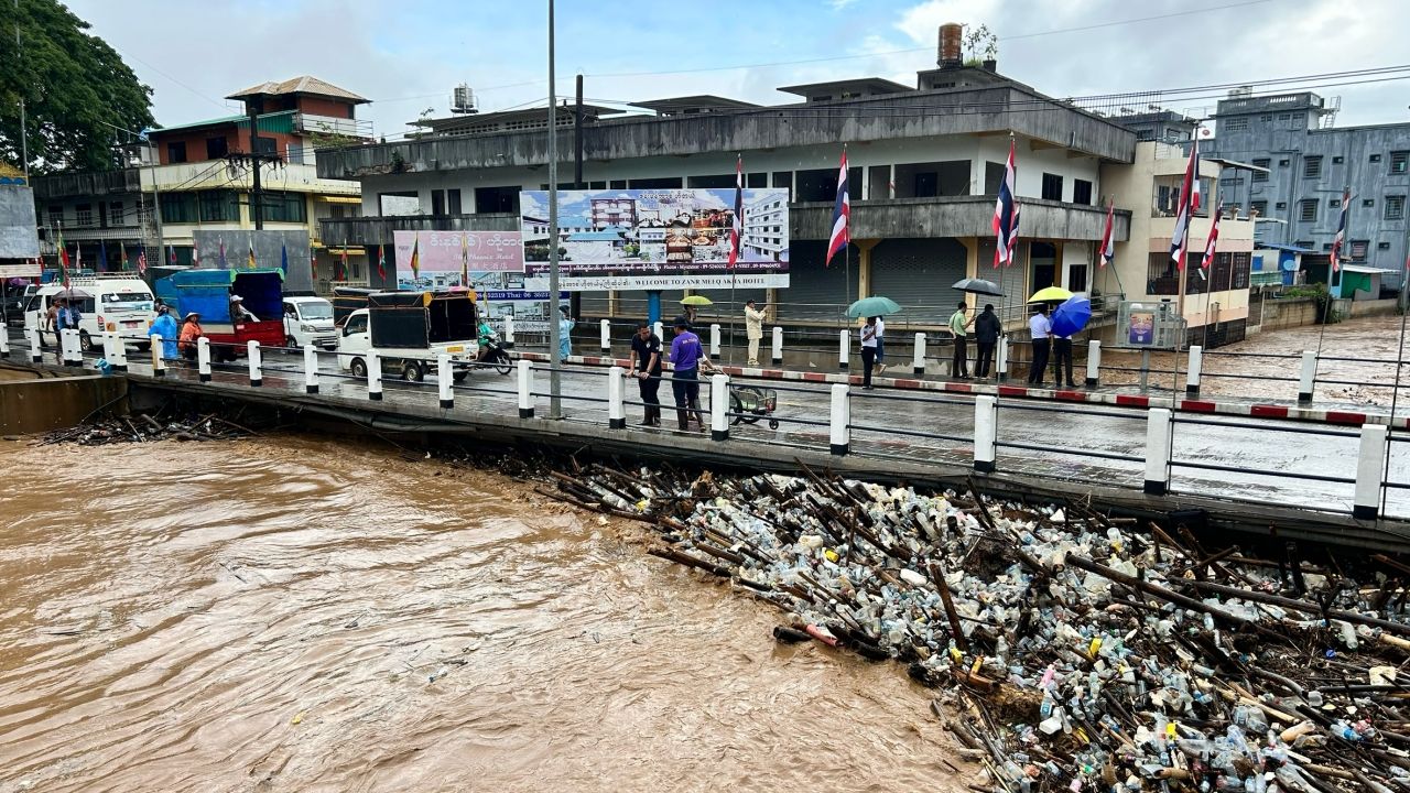 เตือนแม่น้ำสายที่เชียงราย เพิ่มสูงต่อเนื่อง น้ำแตะสะพานมิตรภาพฯ เร่งสำรวจจุดเสี่ยง