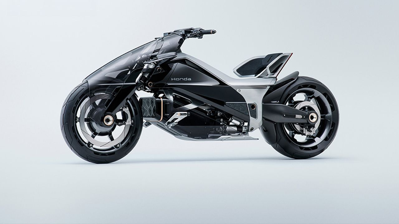 ฉีกทุกภาพจำมอเตอร์ไซค์ Honda EV Outlier Concept มอเตอร์คู่ในล้อคว้า Red Dot 2026
