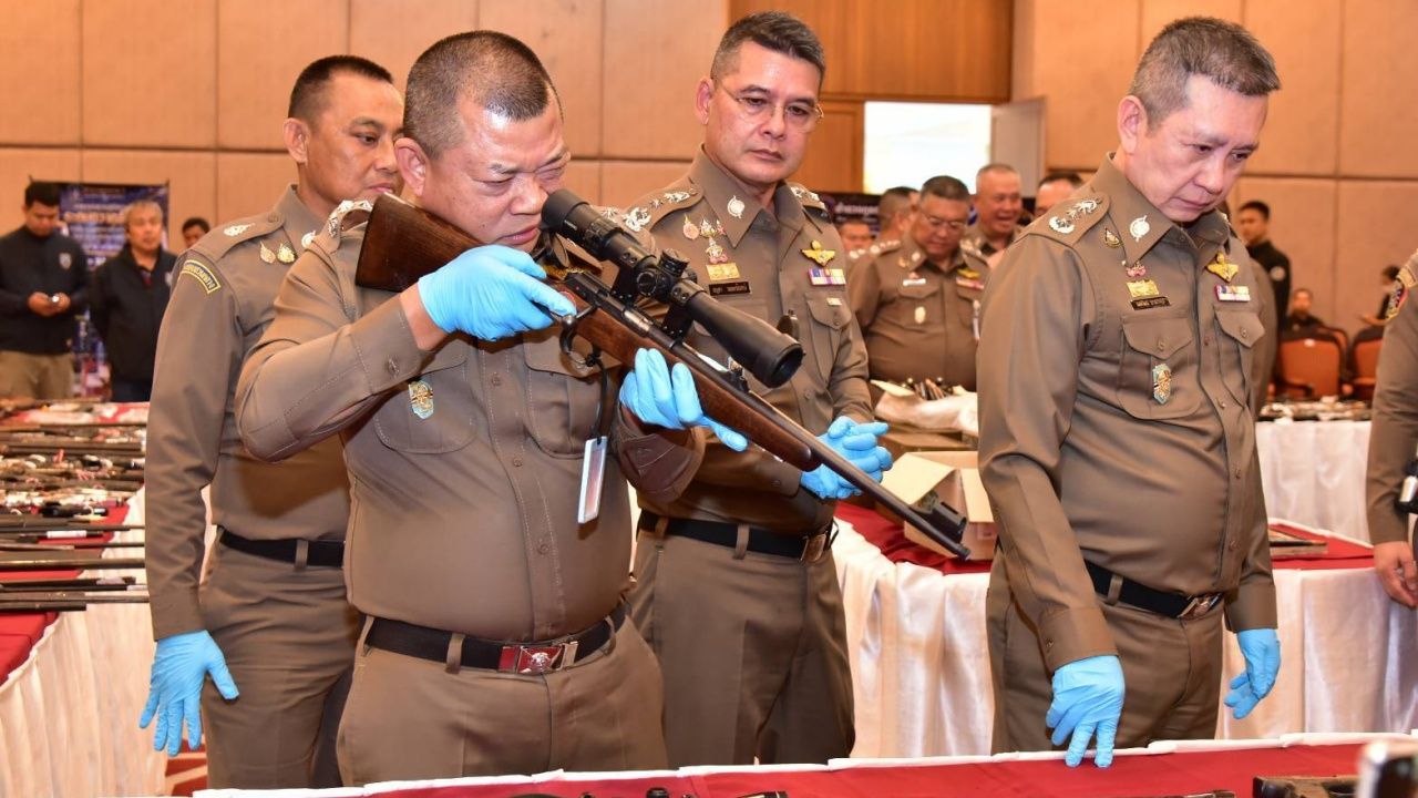 ตร. ระดมกวาดล้างอาวุธปืน 15 วัน จับ 7,261 คดี ของกลาง 7,872 กระบอก