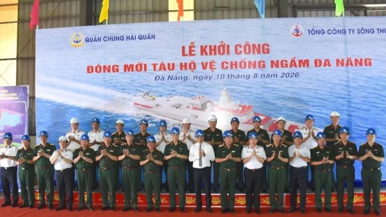 เวียดนามเริ่มสร้างเรือรบต่อต้านเรือดำน้ำที่ใหญ่ที่สุดที่ผลิตเองภายในประเทศ