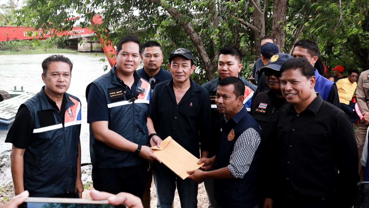 “สรรเพชญ” ลุยคลองอู่ตะเภา เร่งขุดลอกร่องน้ำ ป้องกันน้ำท่วมสงขลา