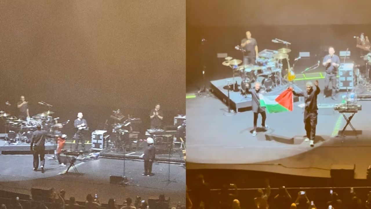 สิงคโปร์สอบ "Massive Attack" วงดังอังกฤษ ชูธง-ตะโกนเชียร์ "ปาเลสไตน์" บนเวทีคอนเสิร์ต