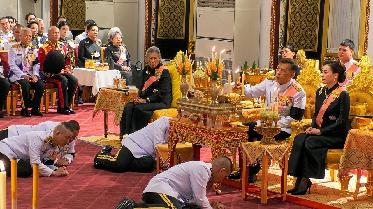 พิธีปญญาสมวาร พระองค์ภา 50 วัน “ในหลวง-ราชินี” ทรงบำเพ็ญกุศล