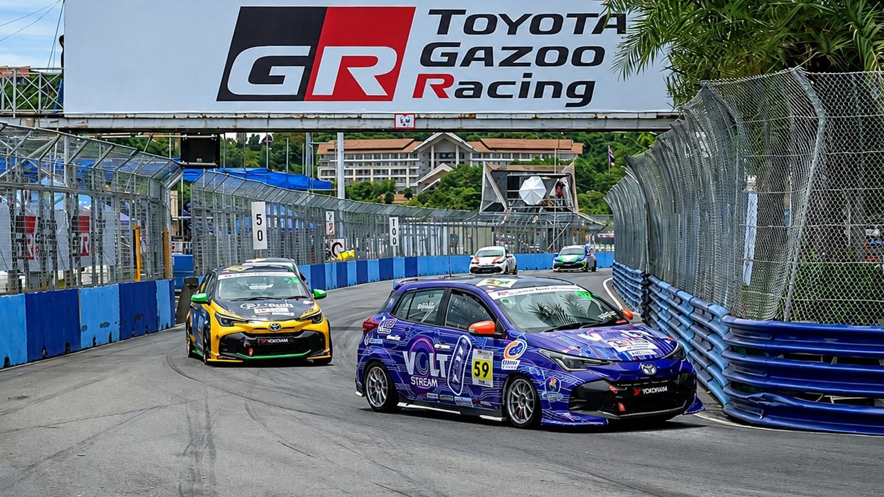 Toyota Gazoo Racing Thailand 2026 ประเดิมแมตช์แรกสตรีท เซอร์กิตสุดหินที่บางแสน