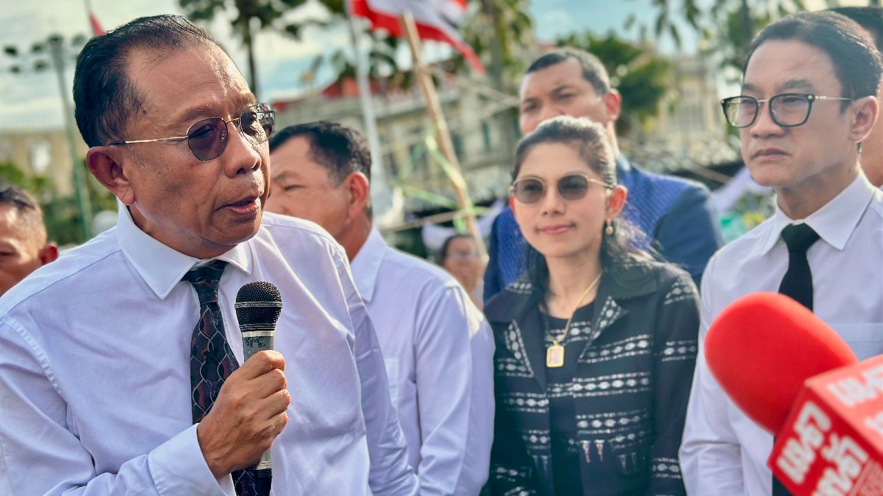“ศุภชัย” ยกทีม สส.ใต้ ภูมิใจไทย รับข้อเสนอเครือข่ายต้าน “แลนด์บริดจ์”