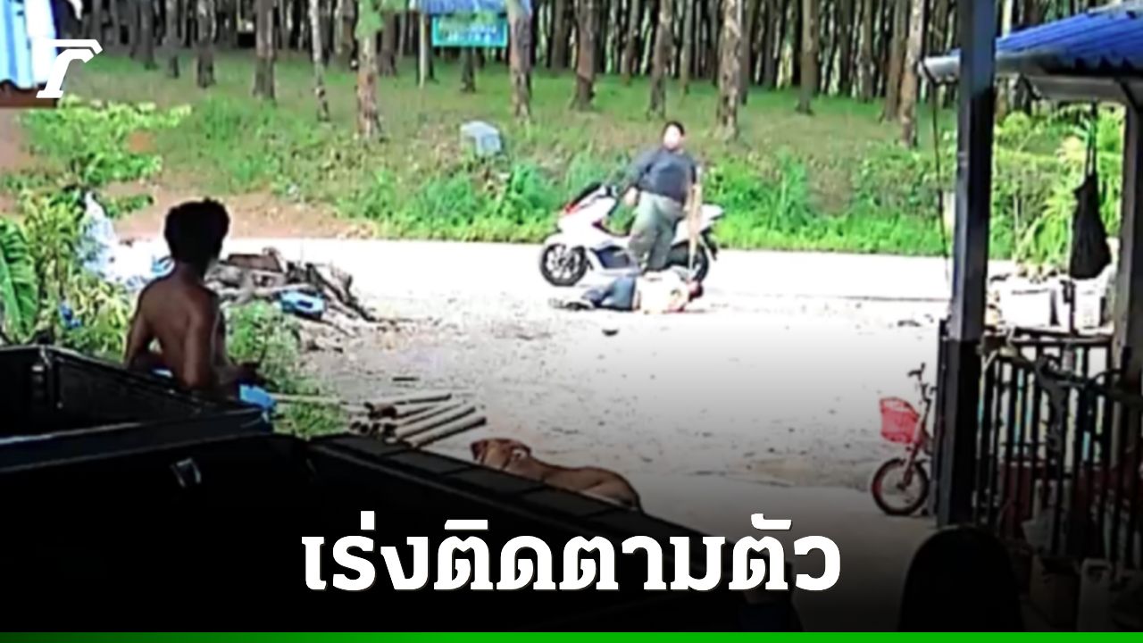 หนุ่มวัย 32 คว้าไม้กระหน่ำตีลุง 61 ปางตาย ก่อนลากร่างขึ้นซาเล้ง เร่งติดตามตัว