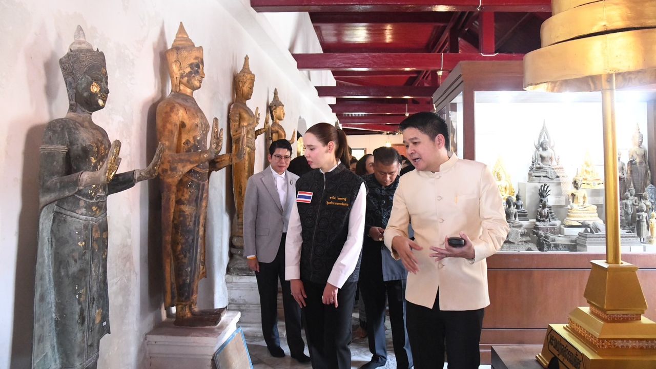 รมว.วัฒนธรรม ตรวจความพร้อมวัดพระมหาธาตุ วรมหาวิหาร ขึ้นทะเบียนมรดกโลก