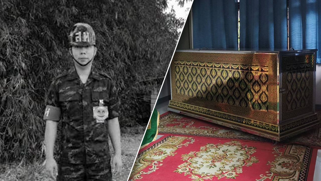 ญาติเศร้า รอรับร่าง "สิบโทพิษณุ" เหยื่อโรงเบียร์ไฟไหม้ ผลักภรรยาออกมา ก่อนย้อนไปช่วยเพื่อน