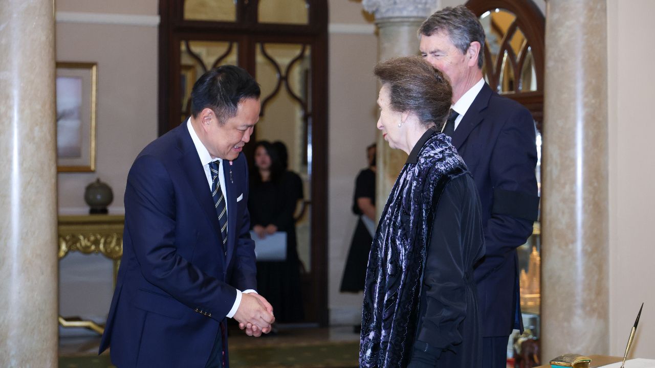 “อนุทิน” เฝ้ารับเสด็จฯ “เจ้าหญิงแอนน์” กระชับความร่วมมือไทย–สหราชอาณาจักร