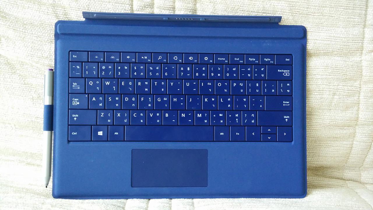 Type cover ของ Microsoft Surface Pro 3