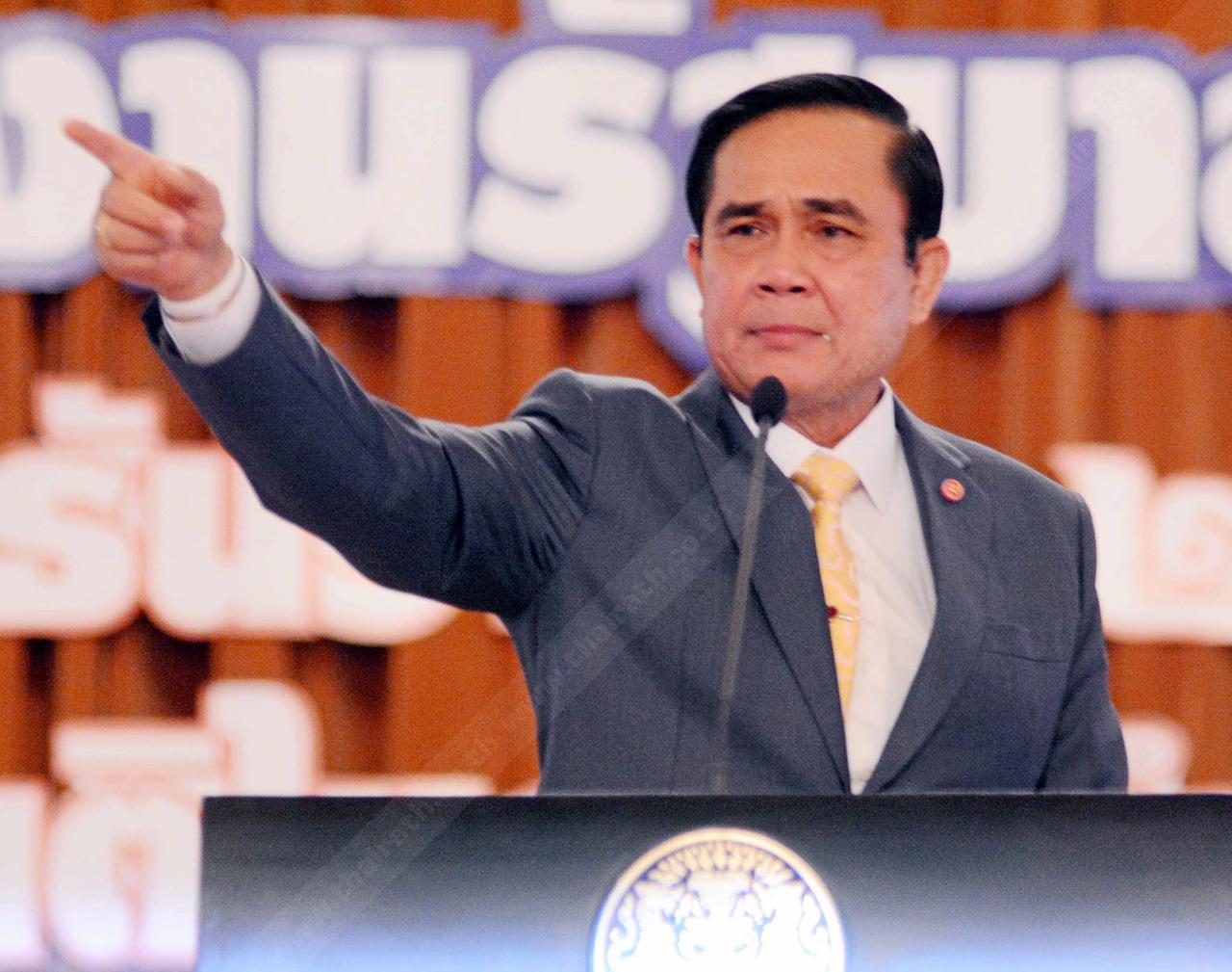 พล.อ.ประยุทธ์ จันทร์โอชา นายกรัฐมนตรีและหัวหน้าคสช.